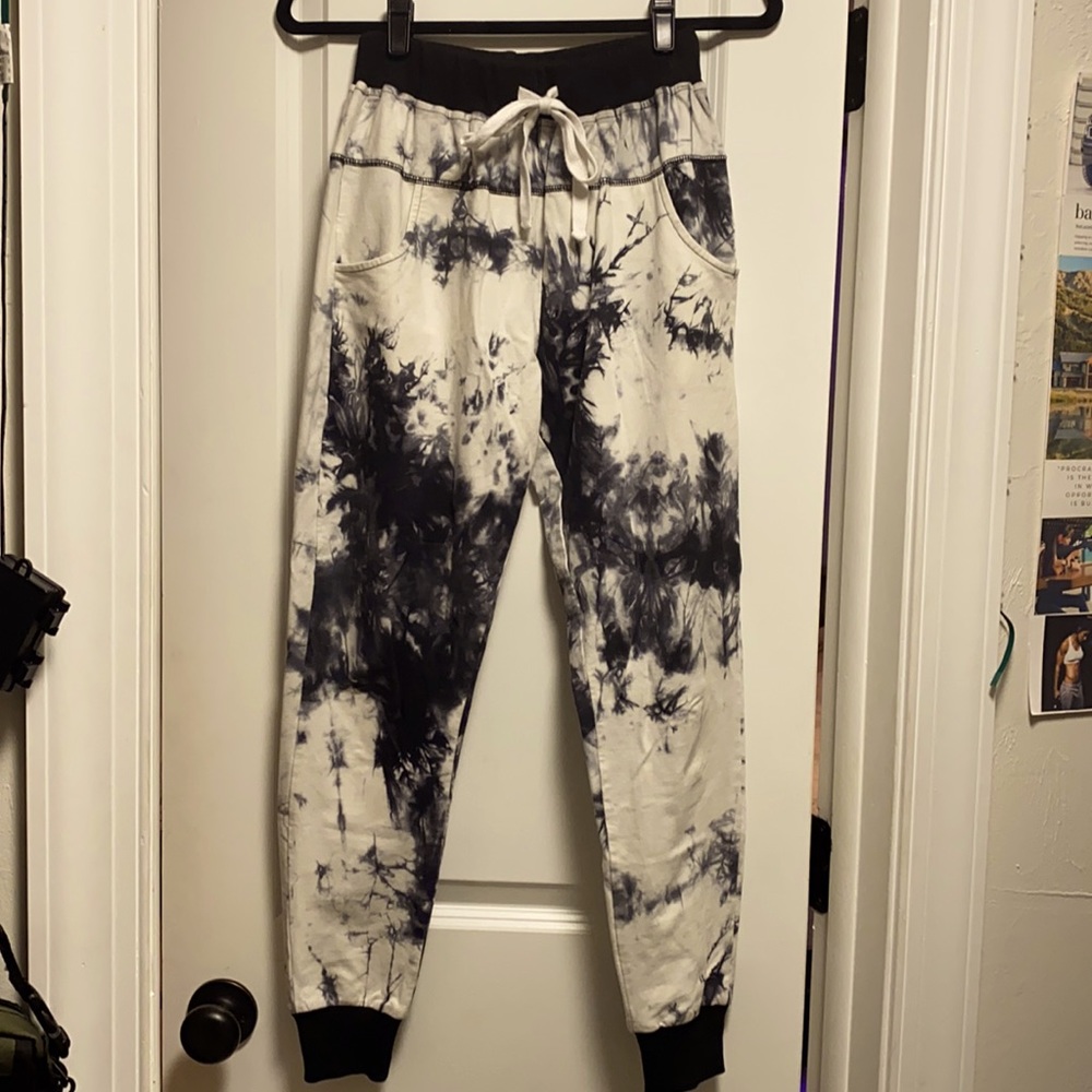 Little Bipsy Momma + me tie dye joggers